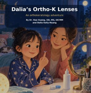 Cover of Dalia’s Ortho-K Lenses by Dr. Rae Huang and Dalia Kelly-Huang